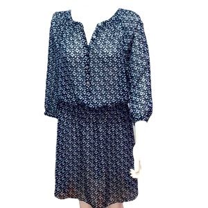 Ralph lauren navy knee length dress. 14w